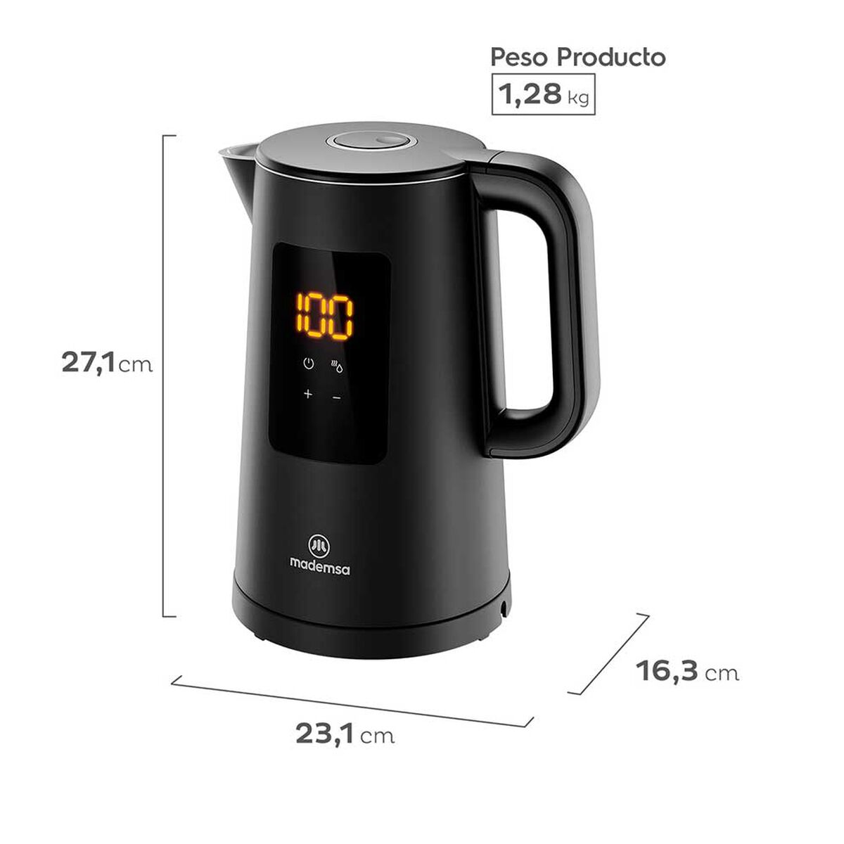 Hervidor El&eacute;ctrico Mademsa MEK60 1,7 L