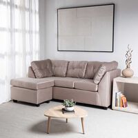 Sofá Seccional Muebles MPR Bonsai 3 Beige