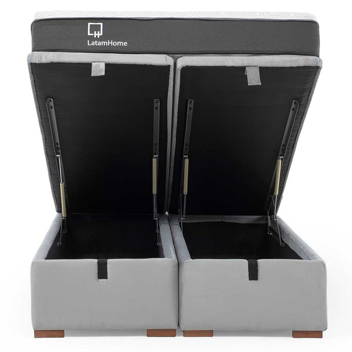 Cama Europea Boxet Latam Home Base Dividida 2 Plazas Zen Best