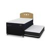 Cama Nido CIC 1,5 Plazas Premium + Respaldo Gales Mostaza
