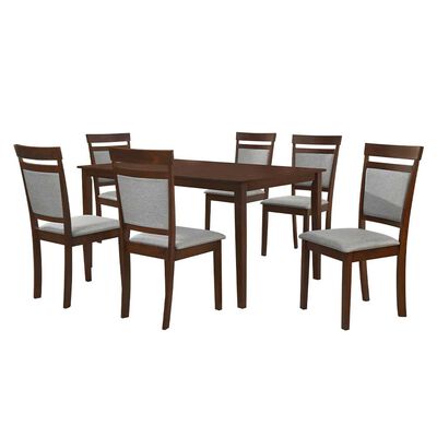 Juego de Comedor Casanova Milan 6 Sillas Café