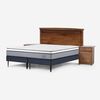 Cama Europea Rosen Base Dividida King Indie + Respaldo + 2 Veladores Veneto