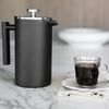 Cafetera Prensa Francesa Simple Cook Bolonia Negra