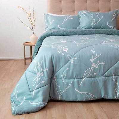 Plumón Doral 2 Plazas Senses Azul