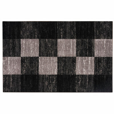 Alfombra Interior Idetex Frize Carved D4 Negro 150 x 200 cm