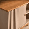 Rack TV Exit Florencia hasta 70" Nogal Beige