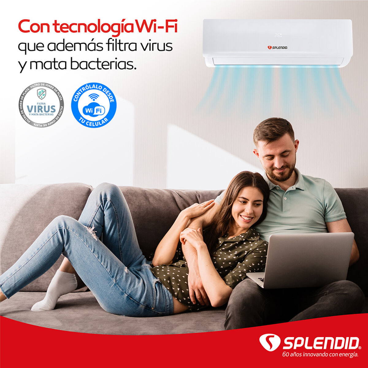 Aire Acondicionado Splendid Split 9000BTU