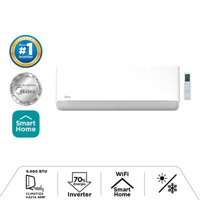 Aire Acondicionado Split Midea Breezeless9k 9000 BTU