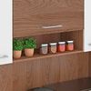 Mueble de Cocina Vekkahome Emi 1 Caj&oacute;n 7 Puertas Caf&eacute;