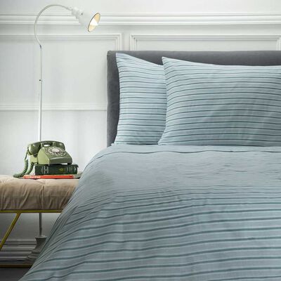 Imagen 1 del producto Juego de Sábanas Estampadas Casa Linda 132 Hilos 2 Plazas Stripe