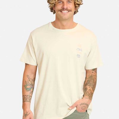 Polera Con Estampado Manga Corta Hombre Maui And Sons