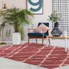 Alfombra Dib Shaggy Design 180 x 275 cm Rosa