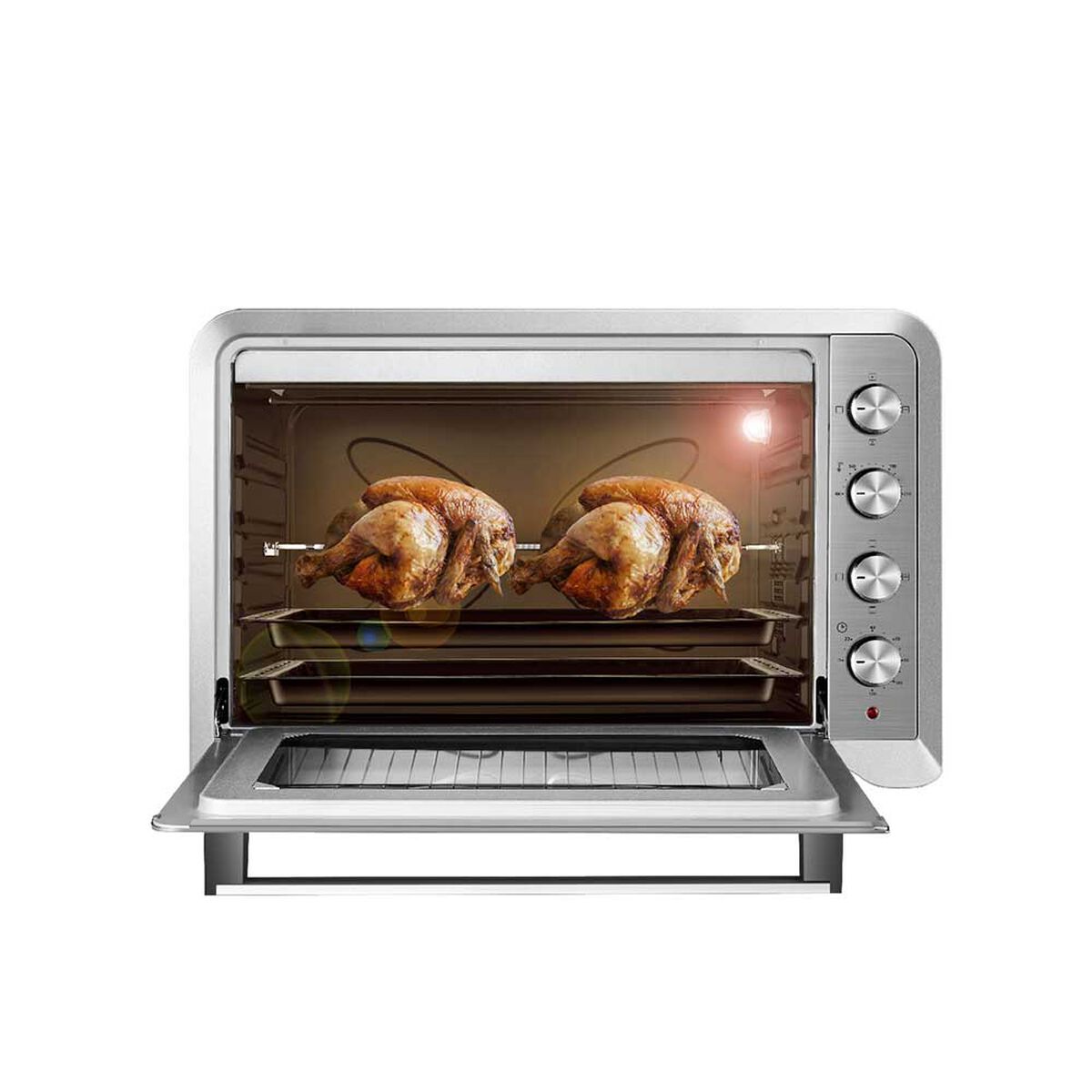 Horno El&eacute;ctrico Kitchen-It Silver Series 100 lts.