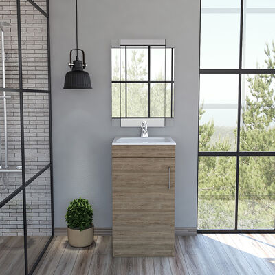 Mueble de Lavamanos + Espejo TuHome Madrid