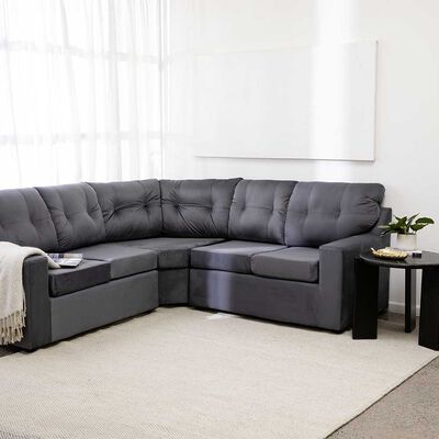 Imagen 1 del producto Sofá Seccional Izquierdo Almore Italia 5 Cuerpos Gris