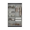 Closet Di Poretti Design Paris 4 Puertas 2 Cajones Negro