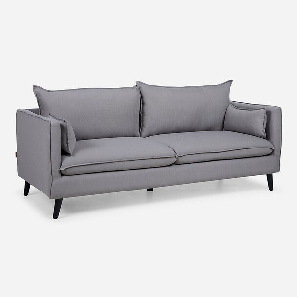 Sofá Rosen Tain 3 Cuerpos Gris