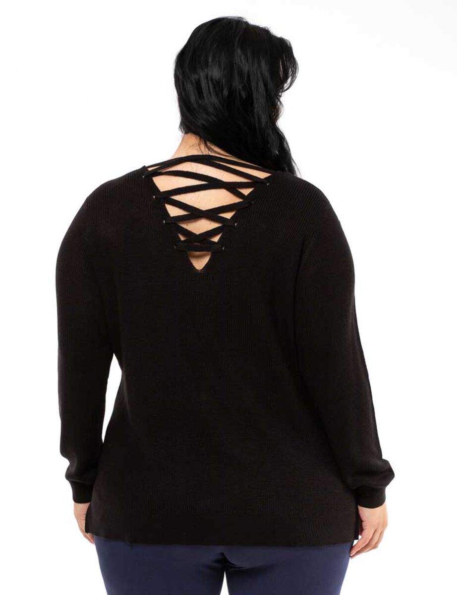 Sweater Cuello V Mujer Extralindas