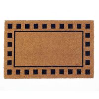 Limpiapiés Idetex Coco Squares 40 x 60 cm Café