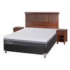 Box Spring CIC 2 Plazas Ortopedic Advance + Respaldo + 2 Veladores New Torino
