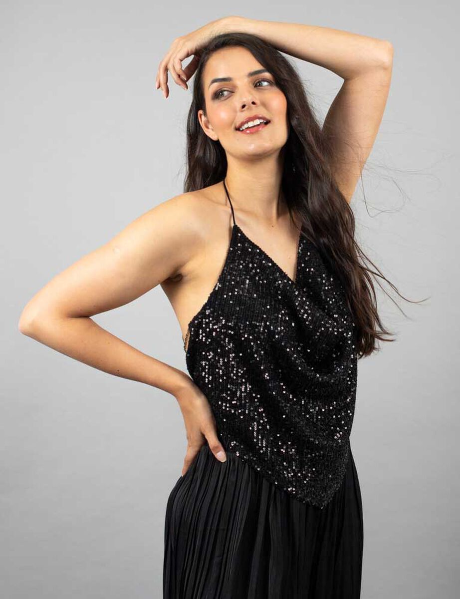 Blusa Lentejuelas Mujer Zibel