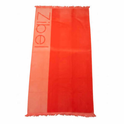 Toalla de Playa Jacquard Lisa Zibel Coral