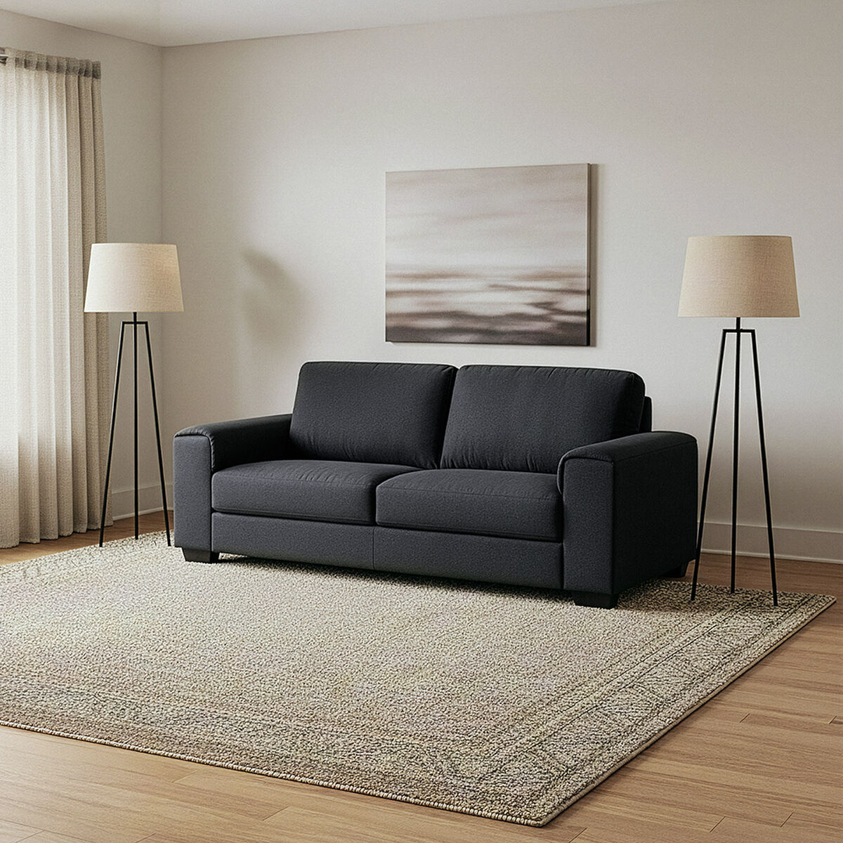 Sofa Rosen Robleda 3 Cuerpos Grafito
