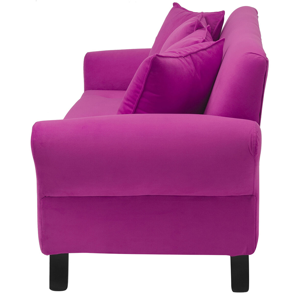 Sofá Bodevir Lua 3 Cuerpos Fucsia