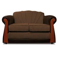 Sofá Elegant Detail Marsella 3 Cuerpos Café