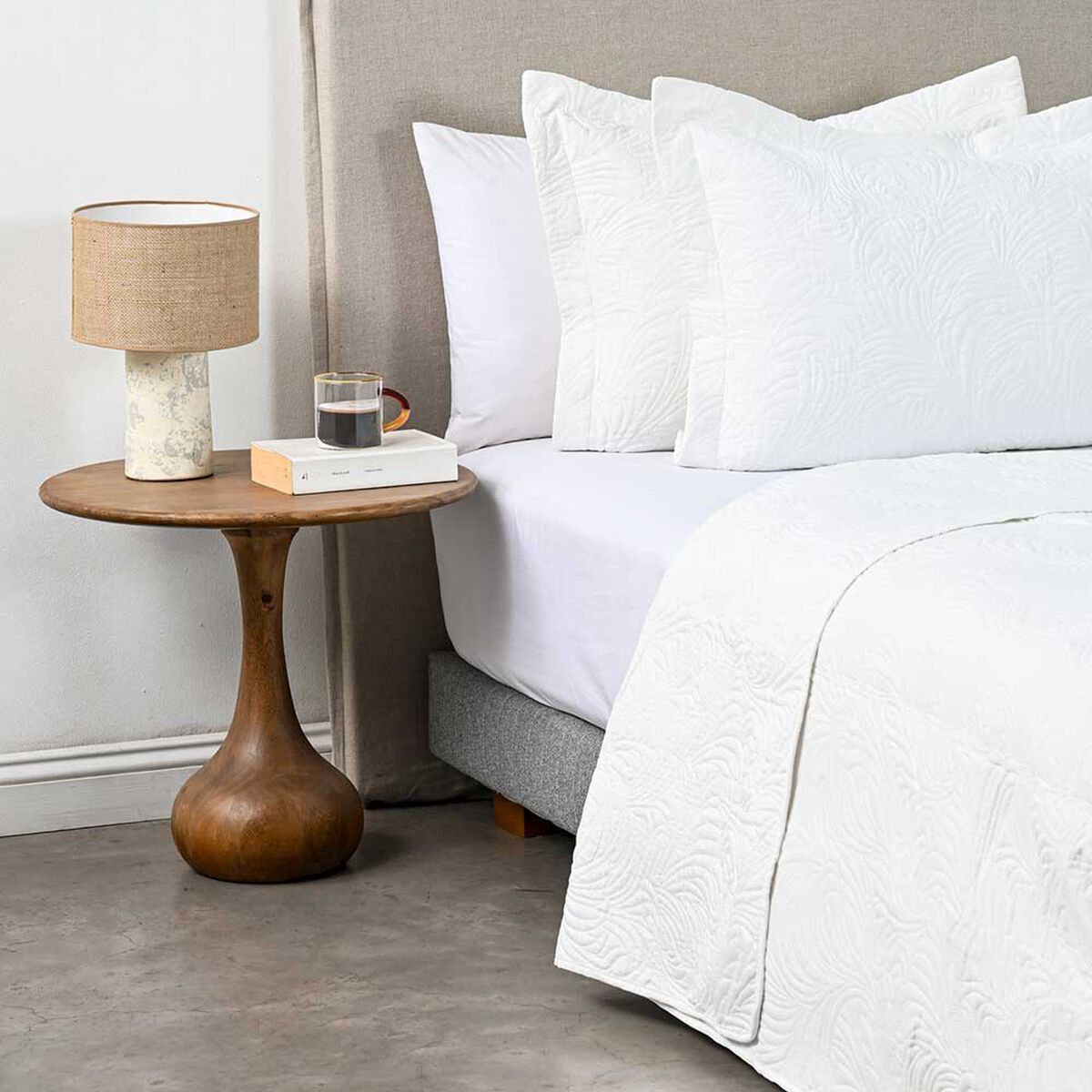 Quilt Cannon 2 Plazas Matelado Blanco