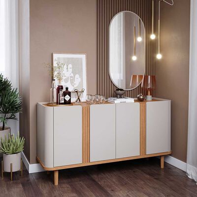 Buffet Decocasa Eva White Natural