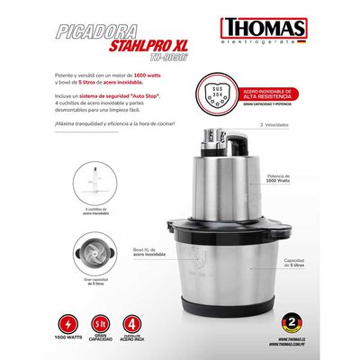 Imagen 2 del producto Picadora Thomas TH-9050i