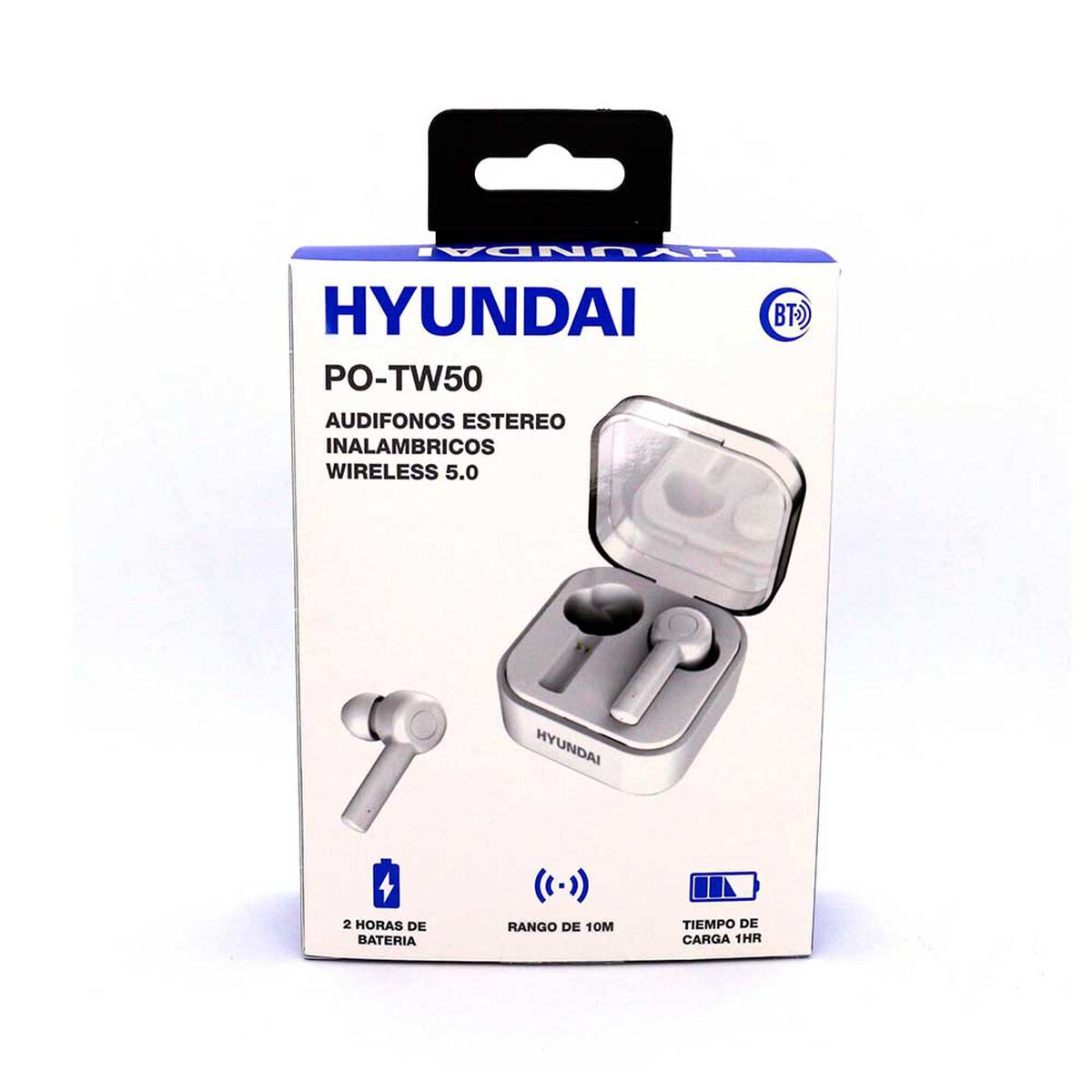Audífonos Bluetooth Hyundai TW50 Blancos