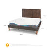 Cama Europea CIC King Alaska + Respaldo