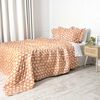 Set Quilt + Juego de Sábanas Estamapado Mashini 1,5 Plazas Palmas