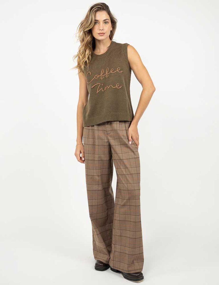 Sweater Sin Mangas Mujer Zibel