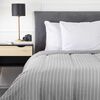 Plumón Soft Touch Estampado Zibel 2 Plazas Liso Negro