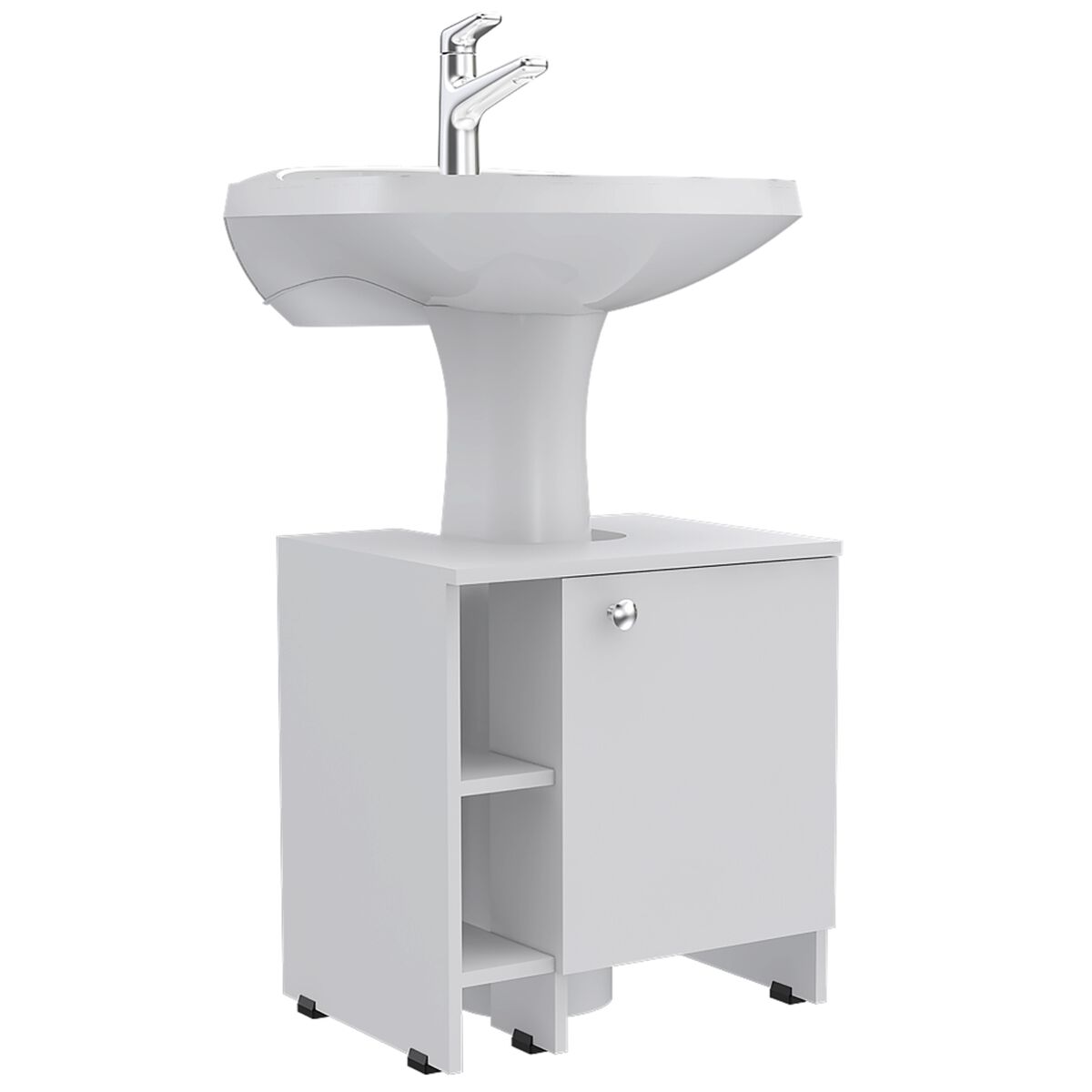 Set De Ba&ntilde;o TuHome Big Bath 6 Puertas Blanco