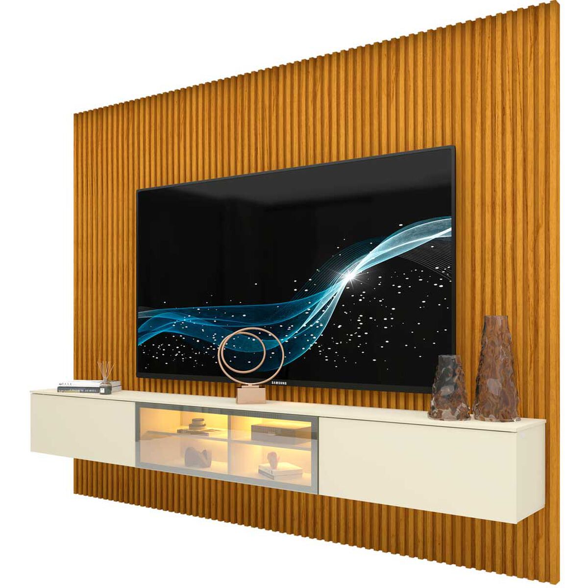 Home Decocasa Supremo Luminare hasta 85" Natural Off White