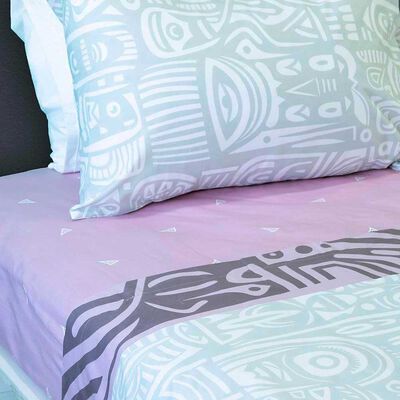 Imagen 2 del producto Juego de Sábanas Doral 200 Hilos 1,5 Plazas Doral Blue Diseño 3