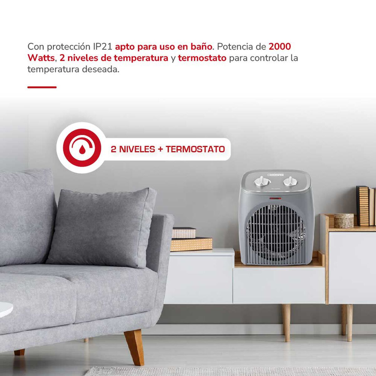 Termoventilador Thomas TH-FH28