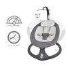 Silla Nido Bouncer Mecedora Baby Swing Gris Bebesit
