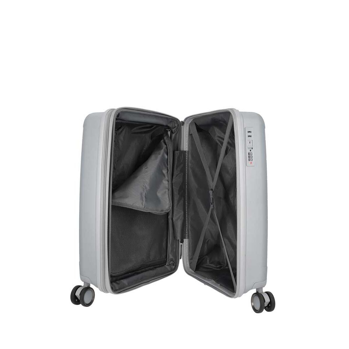 Maleta de Cabina Saxoline Moonstone Plateado 39 lt S