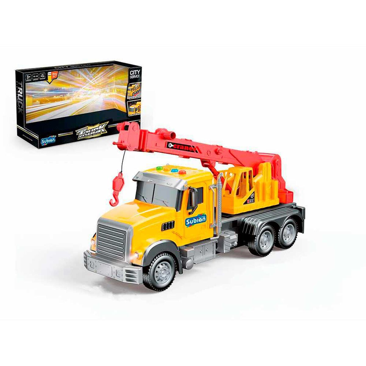 Cami&oacute;n Gr&uacute;a de Juguete Glory Bright