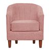 Juego de Living Innovamuebles Rio Sofá 2 Cuerpos + Dos Sillones 1 Cuerpo Rosa