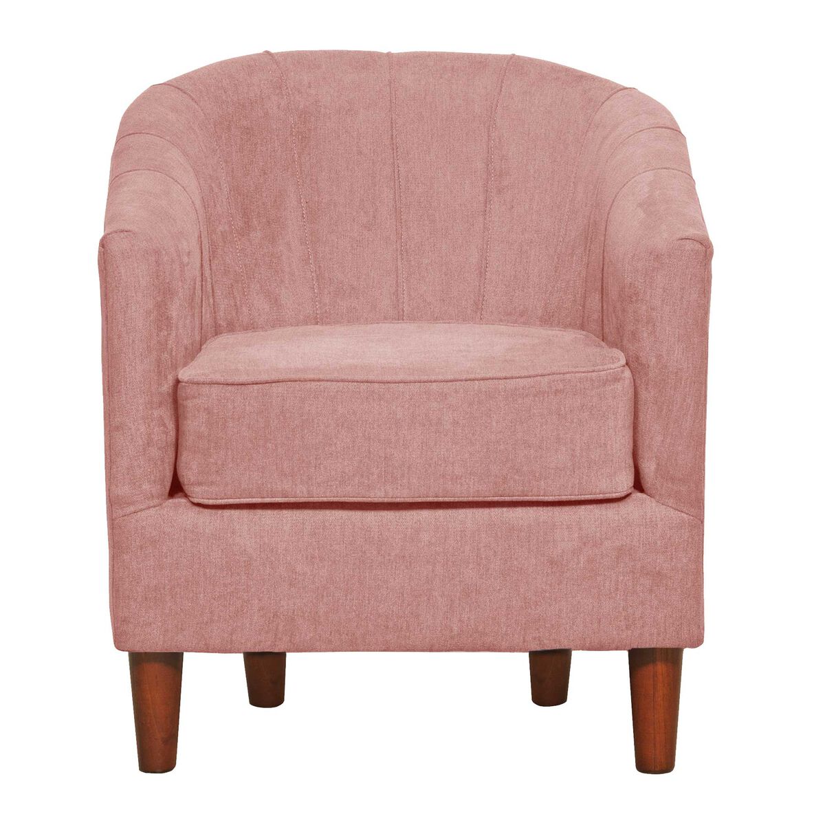 Juego de Living Innovamuebles Rio Sofá 2 Cuerpos + Dos Sillones 1 Cuerpo Rosa