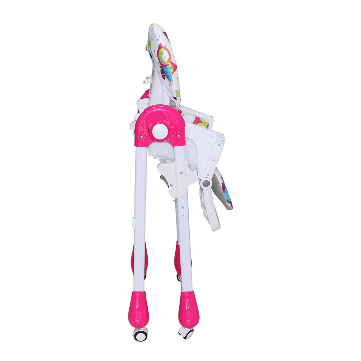 Silla de Comer Plegable Bebeglo RS-7085 Fucsia