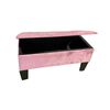 Banqueta Baúl Derecho Muebles HVM Ban Palo Rosa