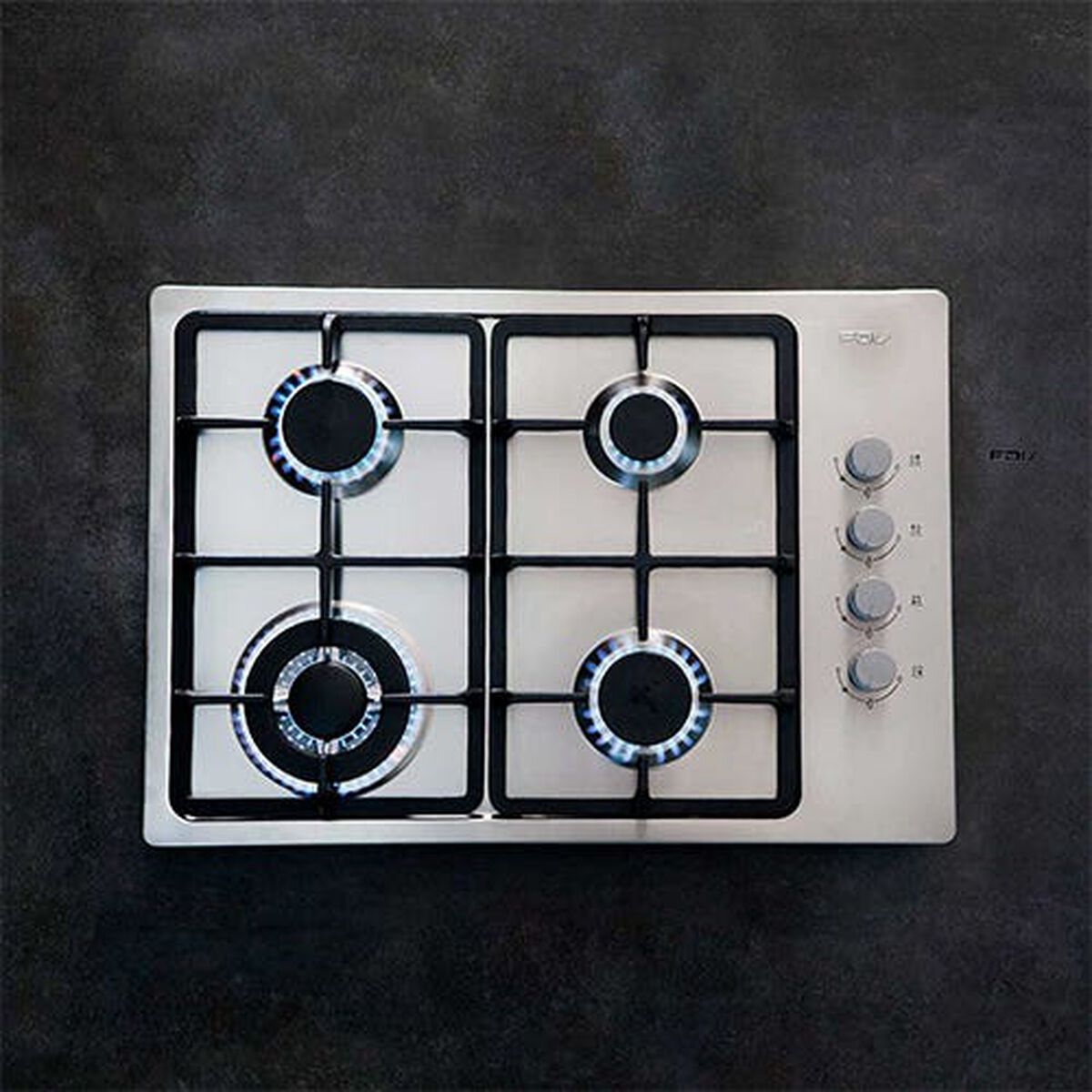 Encimera a Gas FDV Design 4T GLTX 65 NAT 4 Quemadores