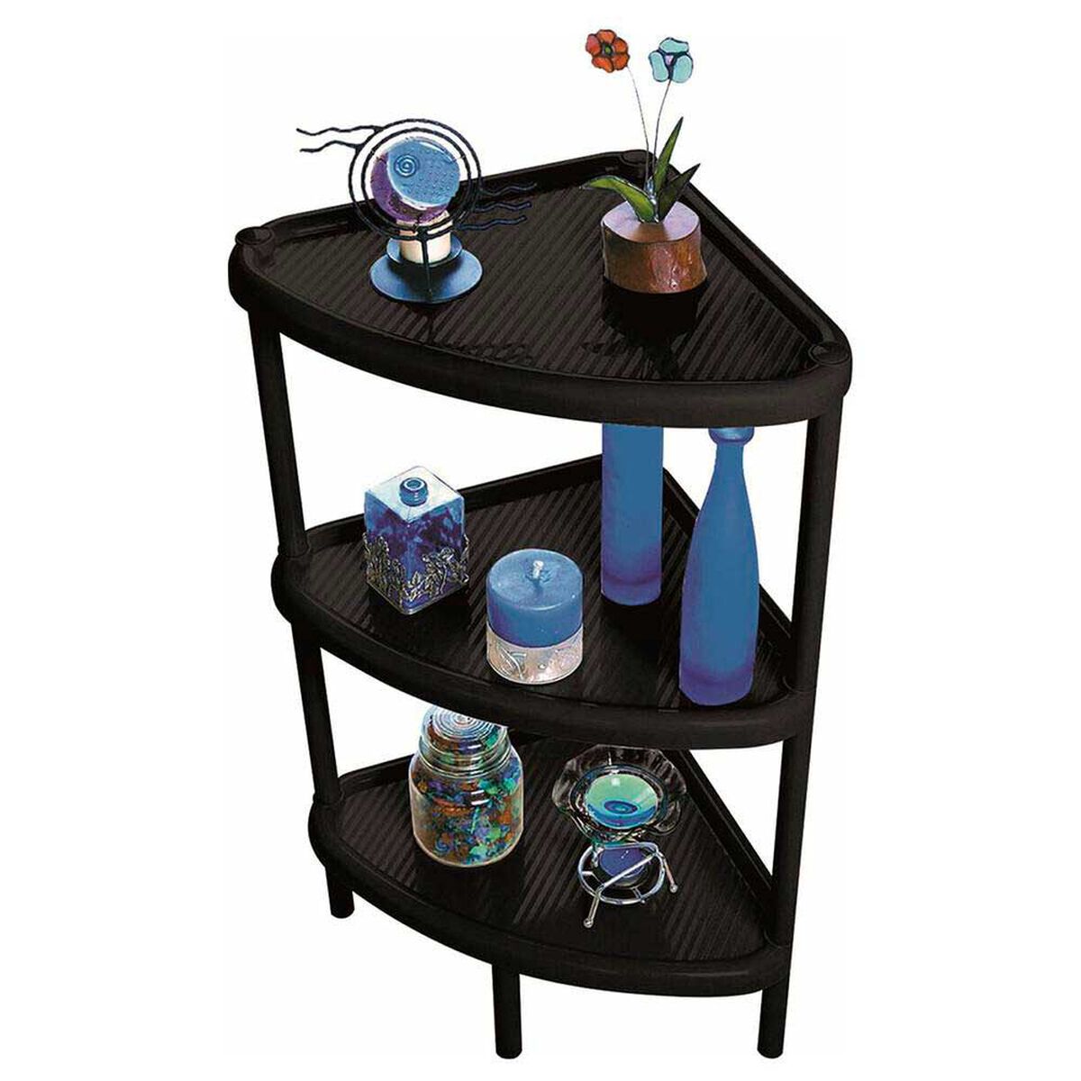 Mesa Estante Triangular Rimax Multiuso Para Living